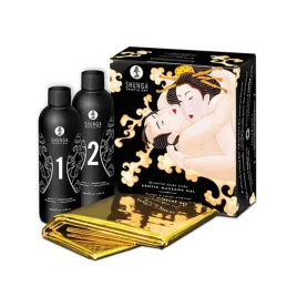 shunga-oriental-massage-gel-melon-and-mango-2x250ml-z-przescieradlem