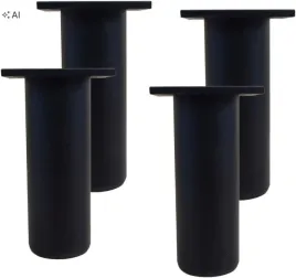 nozki-meblowe-12-cm-czarne-4-szt-regulowane-aluminiowe