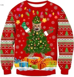 bluza-swiateczna-z-nadrukiem-3d-kot-l