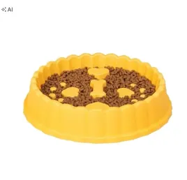 miska-spowalniajaca-dla-psa-zolta-27-cm