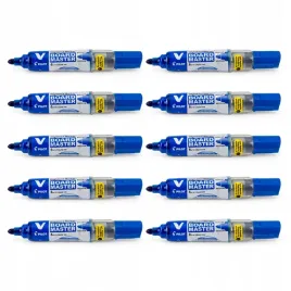 pilot-marker-suchoscieralny-v-board-niebieski-10-sztuk