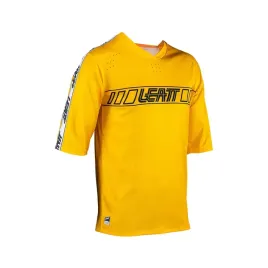 leatt-koszulka-rowerowa-dziecieca-mtb-enduro-3-0-junior-jersey-gold-kolor