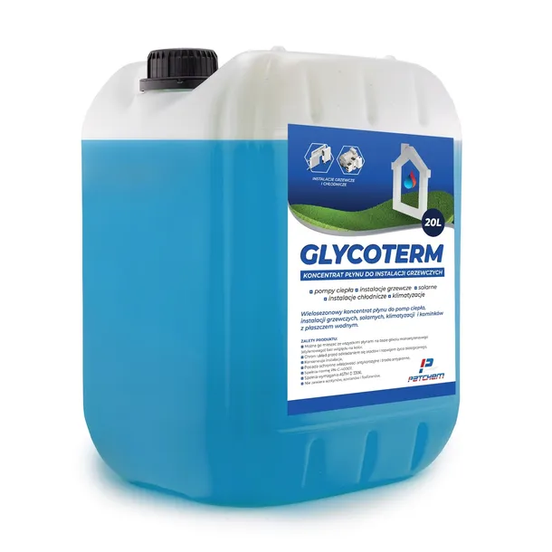 KONCENTRAT 20L INSTALACJI GRZEWCZYCH GLIKOL -80°C DO POMP CIEPŁA