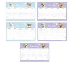 szkolny-plan-lekcji-zajec-duzy-a4-puppy-sign-dla-dzieci-interdru5-sztuk