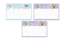 szkolny-tygodniowy-plan-lekcji-a4-puppy-sign-dla-dzieci-interdruk-3-sztuki