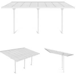 wiata-altana-garazowa-ogrodowa-atlanta-3x5m-poliweglan-przyscienna-biala
