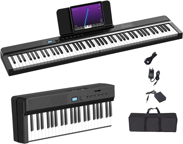 SKŁADANE PIANINO CYFROWE 88 KLAWISZY SEMI-WEIGHTED OYAYO BLUETOOTH KEYBORD