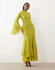 zielona-maxi-sukienka-dlugi-rekaw-b25-xxl