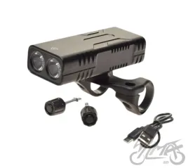 lampa-rowerowa-przod-2-led-alu-850-lm-10000-mah