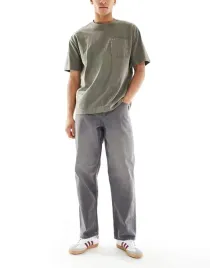 szare-spodnie-jeans-b23-w42-l32
