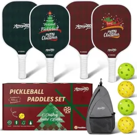 zestaw-4-rakietek-do-pickleballa-z-wlokna-szklanego-swiateczne
