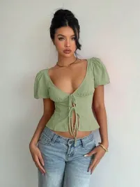 shein-zielony-top-wiazanie-0x2-zt2-m