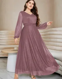 shein-rozowa-sukienka-maxi-z-dlugim-rekawem-v-dekolt-i5n-s06-xxl