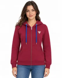 bluza-damska-guess-bordowa-z-kapturem-na-zamek-bawelniana-s