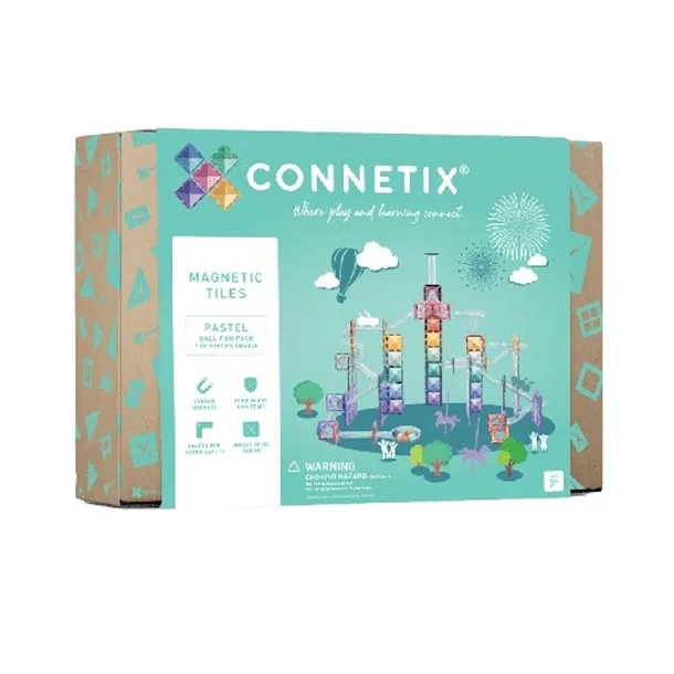 Kulodrom Pastel - Klocki Magnetyczne Pastel Ball Run Pack 106 El. Connetix