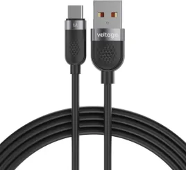kabel-usb-a-usb-c-voltage-silicone-66w-pd-100cm-czarny-voltage