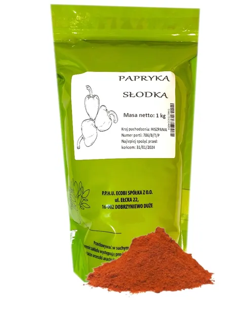 PAPRYKA SŁODKA ASTA MIELONA 1 KG WYSOKA JAKOŚĆ !!
