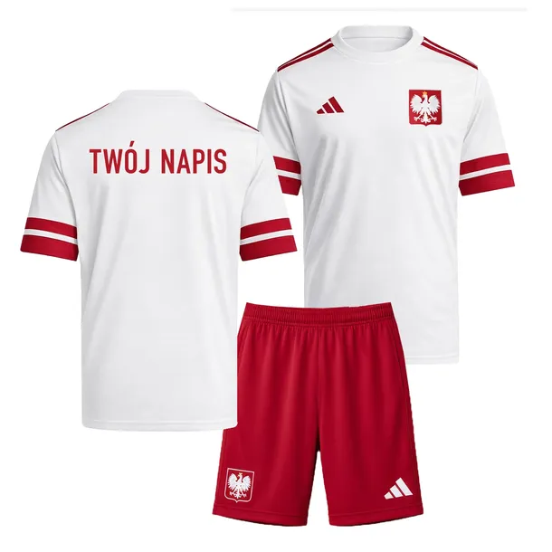 Strój Piłkarski Polska Adidas Personalizowany Imię Numer Napis 152