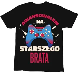 koszulka-dziecieca-awansowalem-na-starszego-brata-czarna-12-14-lat