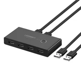 switch-przelacznik-kvm-usb-2x4-ugreen-usb-2-0-us216-czarny