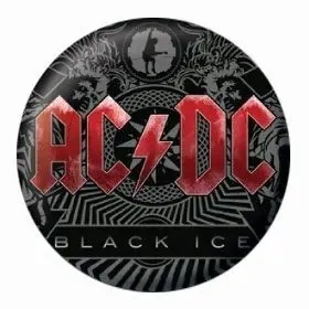 PRZYPINKA AC/DC BLACK ICE ACDC 2,5cm