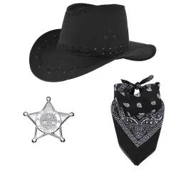zestaw-kowboja-szeryfa-przebranie-kapelusz-gwiazda-bandana