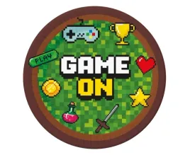 talerzyki-game-on-23-cm-6-szt-piksele-urodziny-gracza