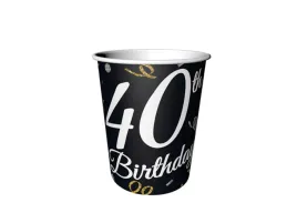 kubeczki-papierowe-godan-bandc-40-birthday-200-ml-6-sztuk