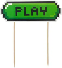 dekoracja-na-tort-godan-game-on-play-13x15-cm-czarno-zielona