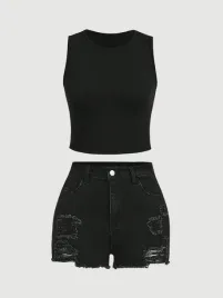 shein-czarny-komplet-top-spodenki-owp-s06-170