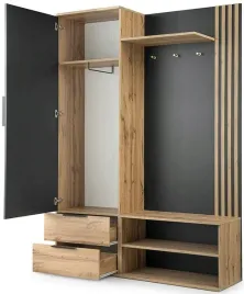 garderoba-lago-do-przedpokoju-z-lustrem-i-lamelami-dab-wotan-140cm