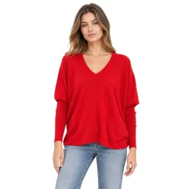sweter-damski-artlove-czerwony-oversize-r-xs