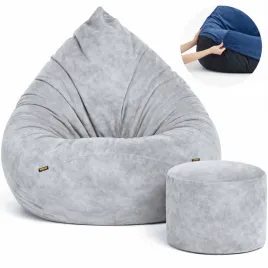 pufa-worek-relax-xxxxl-szara-welur-podnozek-i-zdejmowany-pokrowiec
