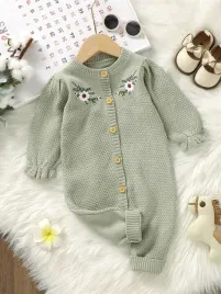 shein-zielony-niemowlecy-kombinezon-kwiaty-g9l-s06-62-68