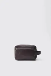 boohooman-brazowa-kosmetyczka-zamek-834-b18-21x18cm