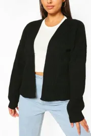 boohoo-czarny-sweter-narzutka-prazki-ekk-zt2-xl