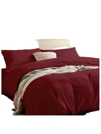 shein-bordowy-komplet-poscieli-wer-s07-135x200cm