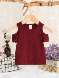 shein-bordowa-bluzka-krotki-rekaw-j1o-b20-92-98