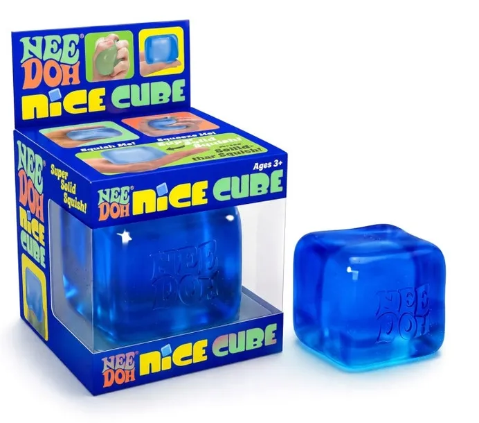 Nee Doh Nice Cube Gniotek Antystresowy Kostka Lodu Niebieski Pepsi