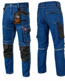 spodnie-robocze-jeans-stretch-elastyczne-mocne-duzo-kieszeni
