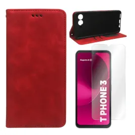 etui-do-t-mobile-t-phone-3-revvl-8-5g-case-smart-retro-czerwony-i-szklo-9h