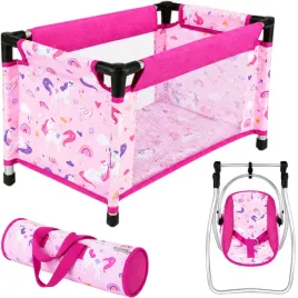 zestaw-dla-lalek-malplay-unicorns-lozeczko-krzeselko-hustawka-2w1-52-cm