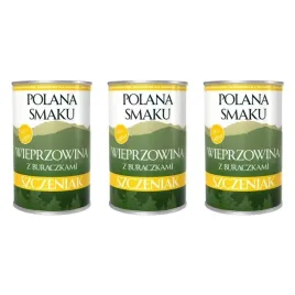 polana-smaku-wieprzowina-z-burakami-3x400g-karma-pelnoporcjowa-dla-szczenia
