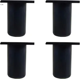 nozki-meblowe-8-cm-czarne-regulowane-aluminium-4-szt
