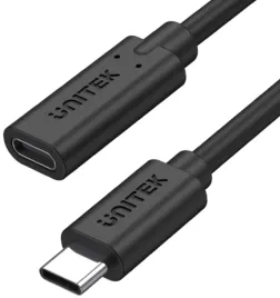 przedluzacz-unitek-c14086bk-usb-c-10gbps-4k-pd-100w-50cm