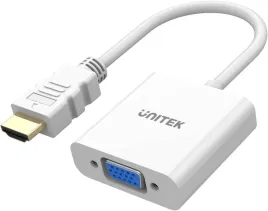 unitek-adapter-hdmi-na-vga-fullhd-60hz-bialy