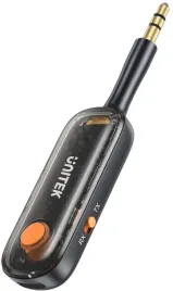 unitek-2w1-adapter-bluetooth-5-3-nadajnik-odbiornik-audio-zasieg-10m-czarny
