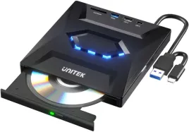 unitek-nagrywarka-zewnetrzna-dvd-cd-hub-usb-5gbps-czytnik-kart-sd-t1037a01