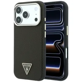 etui-do-iphone-18-pro-17-pro-guess-kevlar-triangle-logo-magsafe-brazowe