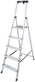 drabina-aluminiowa-jednostronna-krause-safety-1x5-z-polka-126337